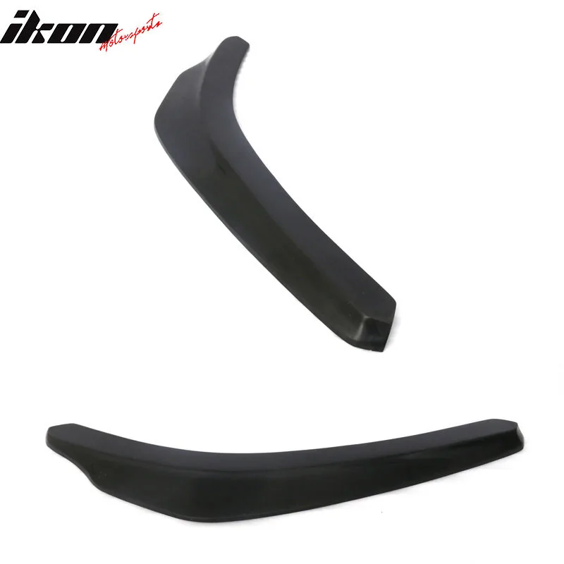 11th Gen Honda Civic 16-17 Civic 10th Gen Sedan and Coupe - Ikon Style Front Lip Splitter 2 Piece - BLF-UNIV3-PU_HC164 09091-02