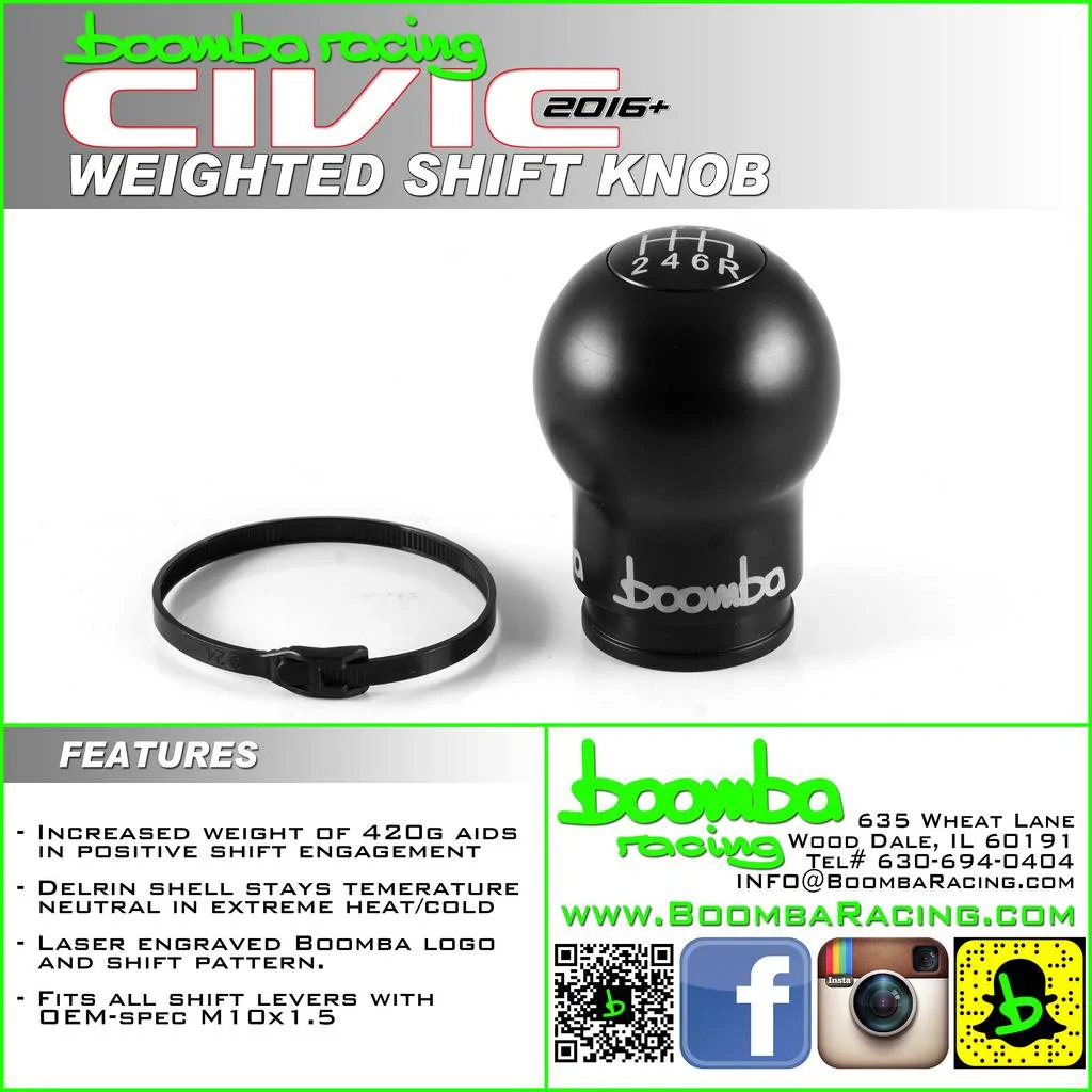 11th Gen Honda Civic Boomba Racing Weighted Shift Knobs 33147328273_f504ee1c67_