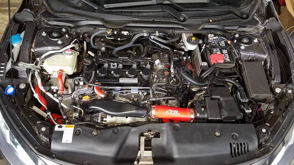 11th Gen Honda Civic PRL Motorsports 2016+ 1.5T Civic Coolant Hose Upgrade Kit 1
