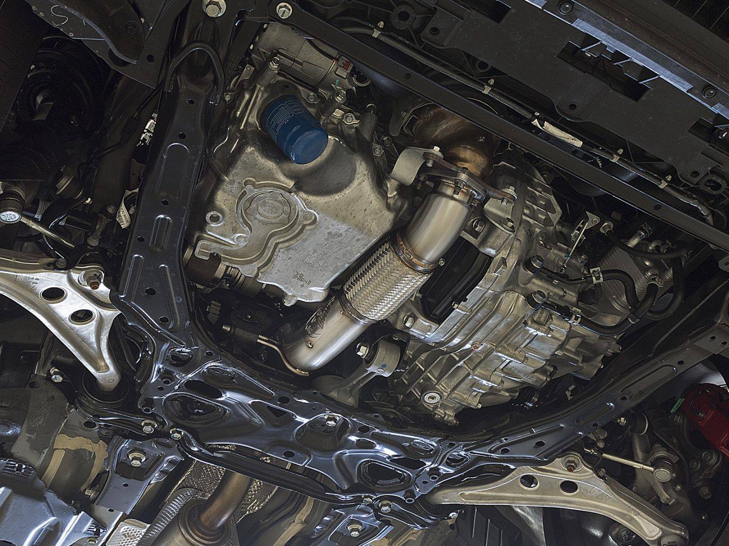 11th Gen Honda Civic aFe Power 17-18 Civic Type R Twisted Steel 3" Rear Down-Pipe/Mid-Pipe AFE-49-36617-6_1440x1080