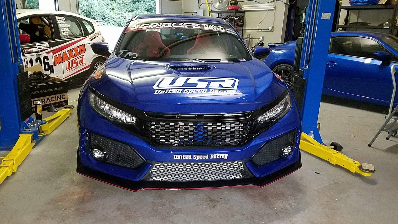 11th Gen Honda Civic 16-17 Civic 10th Gen Sedan and Coupe - Gloss Black Mesh Grille With 2PC Eyebrows - HG-HC16SI3P-BK 22291058_10155168108099007_1257416575_o