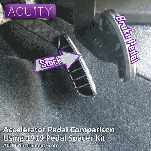 11th Gen Honda Civic Acuity Instruments 12-17 Civic Throttle Pedal Spacer acuity_1919_pedal_spacer_large