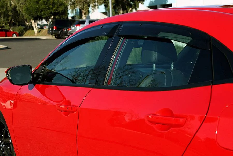 11th Gen Honda Civic Civic Hatchback Side Window Visors / Rain Deflectors 44820_2201___Rear