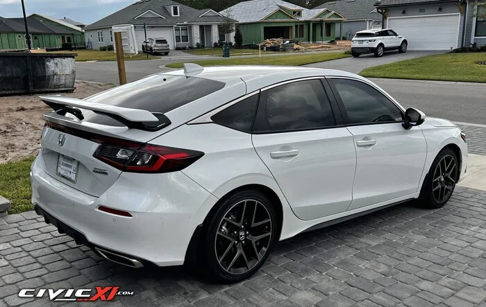 HPD wing installed on 2022 Civic Hatchback - pics & instructions