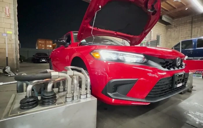 Hondata's 11th gen 2022 Civic Si Dyno Baseline Numbers -- Top end shows a big difference!