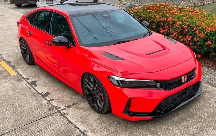 Type R style bumper on Civic sedan
