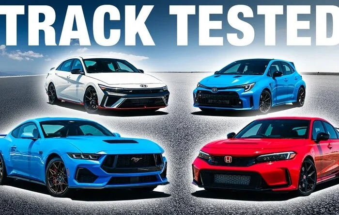 Edmunds Performance Car Challenge (CTR vs. Mustang GT vs. GR Corolla vs. Elantra N)