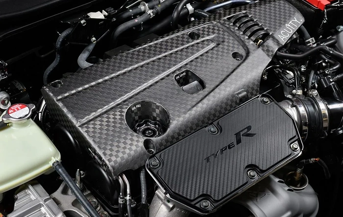 Acuity carbon fiber Type R engine covers